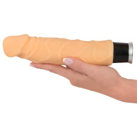 Vibrator »Big Vibe« aus »Nature Skin« - 22 cm lang - Hautfarben