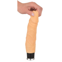 Vibrator »Big Vibe« aus »Nature Skin« - 22 cm lang - Hautfarben