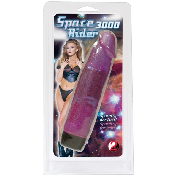 Vibrator »Space Rider 3000« - 18,5 cm lang - Biegsam - Lila