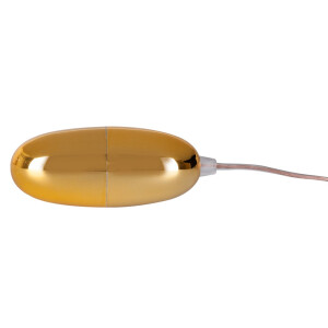 Vibro-Ei »Golden Star« - Leise Vibration - Goldfarben
