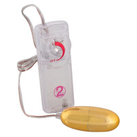 Vibro-Ei »Golden Star« - Leise Vibration - Goldfarben