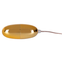 Vibro-Ei »Golden Star« - Leise Vibration - Goldfarben