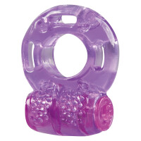 Penisring mit Vibration - Violett