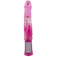 Perlen-Vibrator »Sugar Babe« mit Klitoris-Stimulator - Pink