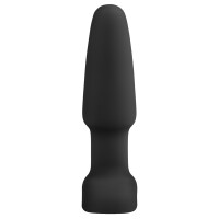 Analplug »b-Vibe - rimming« mit Rotation und Fernbedienung - Schwarz