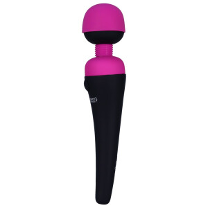 Massagestab »PalmPower« - Body-Vibrator - Wiederaufladbar - Schwarz/Pink