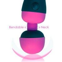 Massagestab »PalmPower« - Body-Vibrator - Wiederaufladbar - Schwarz/Pink