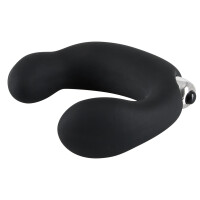 Prostata-Vibrator »Rebel« mit verdicktem Kopf - C-förmig - Schwarz
