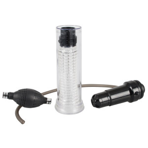 Masturbator und Penispumpe/Potenzpumpe in einem