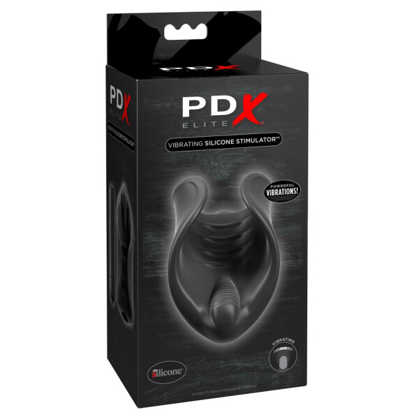 Masturbator »Vibrating Silicone Stimulator« mit Vibration - Schwarz