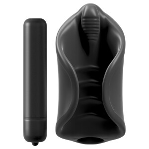 Masturbator »Vibrating Silicone Stimulator« mit Vibration - Schwarz
