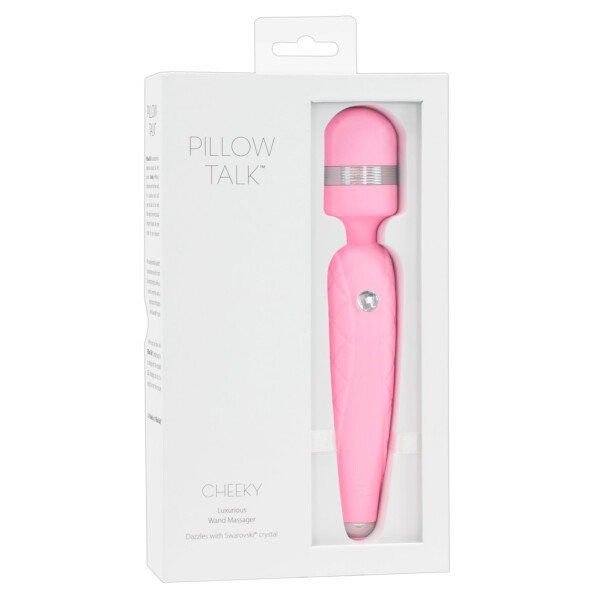 Massagestab »Pillow Talk - Cheeky - Rosa« - Stufenlos & Wiederaufladbar