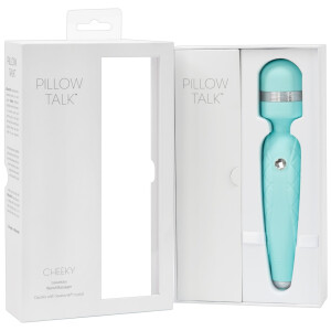 Massagestab »Pillow Talk - Cheeky - Türkis« - Stufenlos & Wiederaufladbar