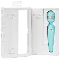 Massagestab »Pillow Talk - Cheeky - Türkis« - Stufenlos & Wiederaufladbar
