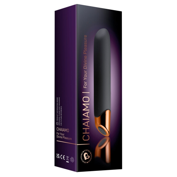 Vibrator »Rocks-Off - Chaiamo« - Gleitfreudig & Wasserdicht - Schwarz