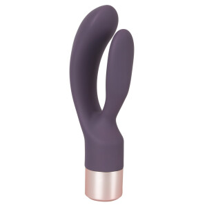 Rabbitvibrator »Elegant Double Vibe« - Biegsam - Lila