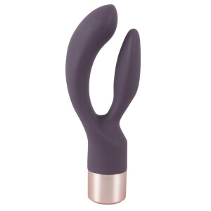 Rabbitvibrator »Elegant Double Vibe« - Biegsam - Lila