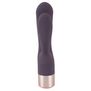 Rabbitvibrator »Elegant Double Vibe« - Biegsam - Lila
