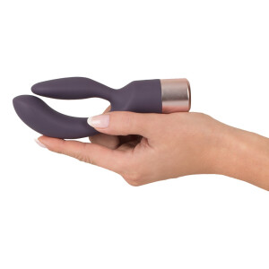 Rabbitvibrator »Elegant Double Vibe« - Biegsam - Lila