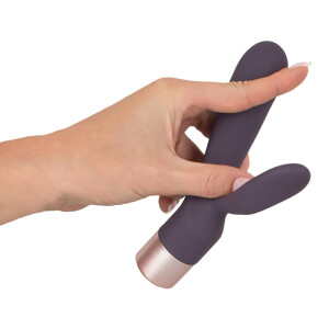 Rabbitvibrator »Elegant Double Vibe« - Biegsam - Lila