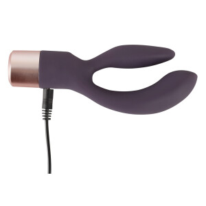 Rabbitvibrator »Elegant Double Vibe« - Biegsam - Lila