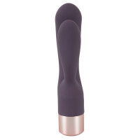 Rabbitvibrator »Elegant Double Vibe« - Biegsam - Lila