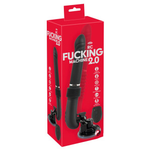 Stoßvibrator mit Fernbedienung & Saugfuß - Schwarz