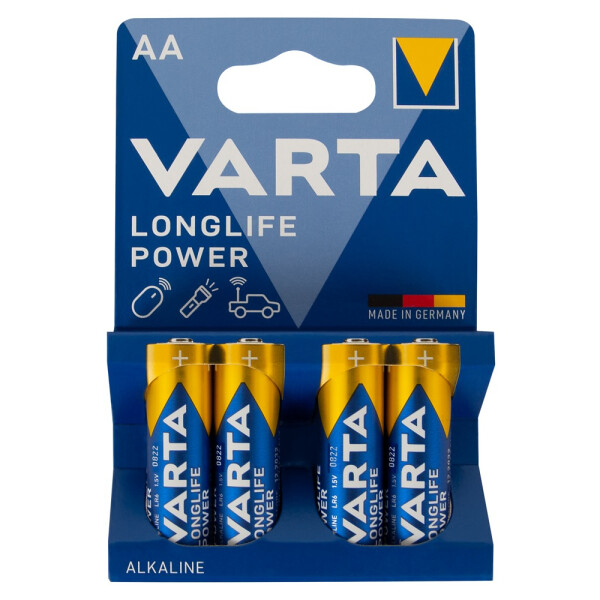 Batterie - Typ: AA - Mignon - Varta - 4 Stück