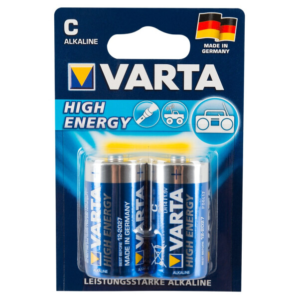 Batterie - Typ: »C« - Varta - 2 Stück