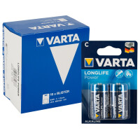 Batterie - Typ: »C« - Varta - 10 x 2 Stück