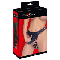 Strap-on-String von Bad Kitty + 3 Naturdildos Größe-S/M