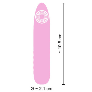 Cuties Mini Vibrator Rose 5. Generation