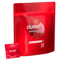 Durex Kondome »Gefühlsecht - Classic« - Inhalt: 40 Stück