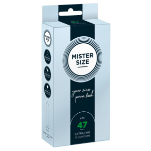 Mister Size Kondome - Breite: 47 mm - Inhalt: 10 Stück