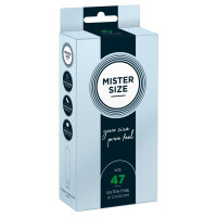 Mister Size Kondome - Breite: 47 mm - Inhalt: 10 Stück