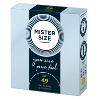 Mister Size Kondome - Breite: 49 mm - Inhalt: 3 Stück