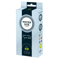Mister Size Kondome - Breite: 49 mm - Inhalt: 10 Stück