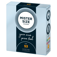Mister Size Kondome - Breite: 53 mm - Inhalt: 3 Stück