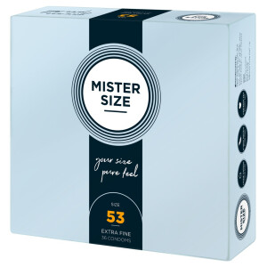 Mister Size Kondome - Breite: 53 mm - Inhalt: 36 Stück