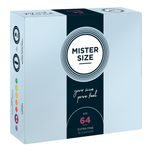 Mister Size Kondome - Breite: 64 mm - Inhalt: 36 Stück