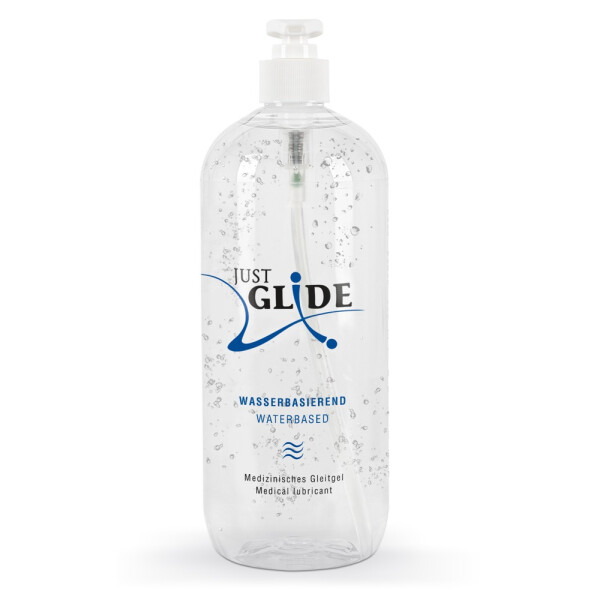 Gleitgel »Just Glide« auf Wasserbasis - Sensitiv und Vegan - Inhalt 1 Liter