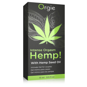 Intim-Gel »Orgasm Hemp« mit Hanfsamen-Öl - Inhalt 15 ml