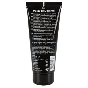 Penis XXL-Creme - Massage & Pflege mit Jojoba-Öl und Ginkgo-Extrakten - Inhalt 200 ml