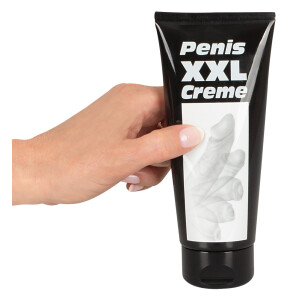 Penis XXL-Creme - Massage & Pflege mit Jojoba-Öl und Ginkgo-Extrakten - Inhalt 200 ml