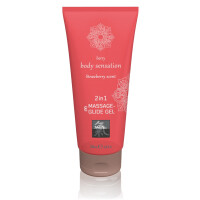 Massagegel und Gleitel »Shiatsu - Erdbeere« - Inhalt: 200 ml