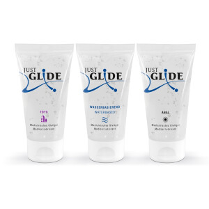 Gleitgel »Just Glide - 3 x 50« - Wasserbasierend und Vegan - Inhalt 150 ml