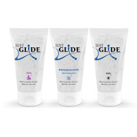 Gleitgel »Just Glide - 3 x 50« - Wasserbasierend und Vegan - Inhalt 150 ml