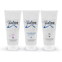 Gleitgel »Just Glide - 3 x 200« - Wasserbasierend und Vegan - Inhalt 600 ml