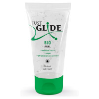 Gleitgel »Just Glide Bio - Anal« auf Wasserbasis - Vegan - Inhalt 50 ml