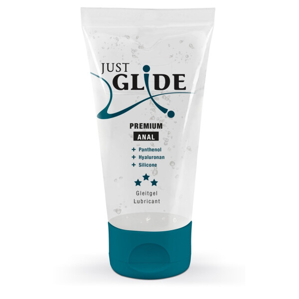 Gleitgel »Just Glide Premium Anal« mit Panthenol - Vegan - 50 ml